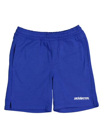 JACK & JONES Junior Sweatshort "Karl" blauw