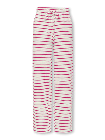 KIDS ONLY Broek "Jana" crème/roze