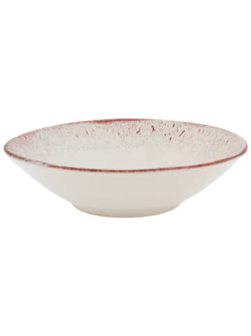 Ard'time 6er-Set: Suppenteller "Agate" in Beige/ Rosa - Ø 21 cm