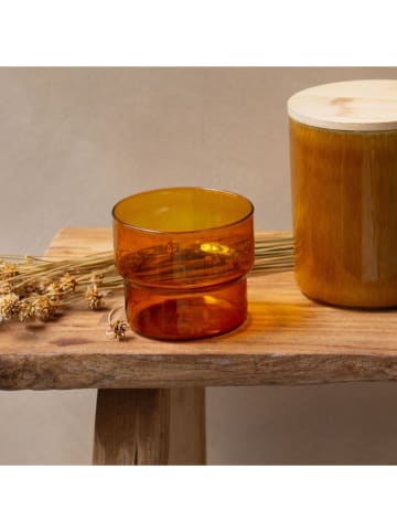 Ard'time Szklanki (4 szt.) "Ambre" w kolorze pomarańczowym - 280 ml