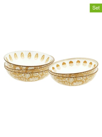 Ard'time Talerze głębokie (6 szt.) "Ambre" w kolorze pomarańczowym - Ø 21 cm