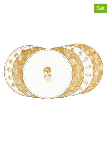 Ard'time 6-delige set: dessertborden "Ambre" oranje - Ø 20,5 cm