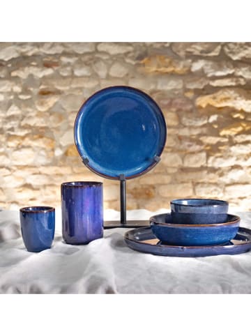 Ard'time 6-delige set: soepborden "Blue moon" blauw - Ø 18 cm