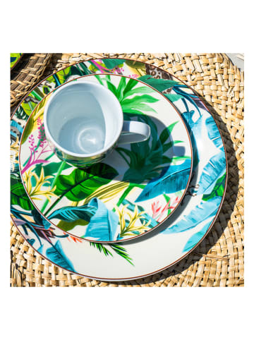 Ard'time 6-delige set: mokken "Borneo" meerkleurig - (H)12 x Ø 8 cm