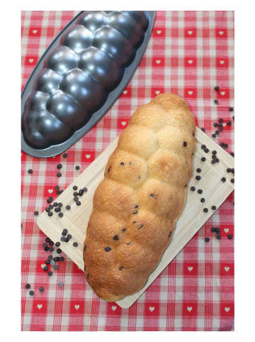 Ard'time Briocheform in Grau - (B)47 x (H)4 x (T)37,5 cm