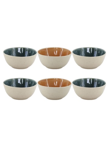 Ard'time 30tlg. Kombiservice "Coralia" in Beige/ Orange/ Grün