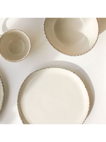 Ard'time 6er-Set: Frühstücksteller "Coton" in Creme - Ø 20 cm