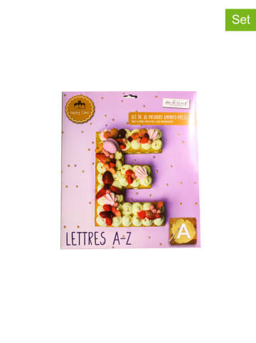 Ard'time 26er-Set: Kuchenschablonen in Weiß - (L)28 cm