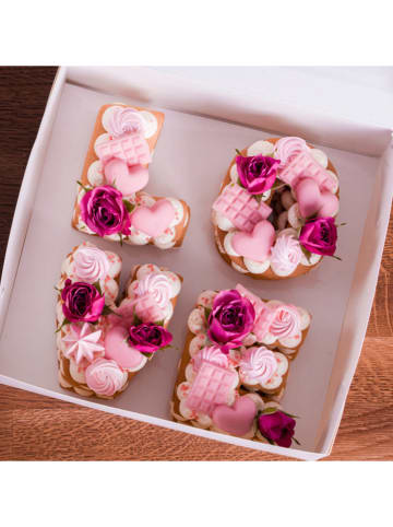 Ard'time 26-delige set: cakesjablonen wit - (L)28 cm