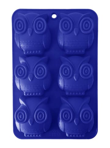 Ard'time Silikon-Backform "Hibou" in Blau - (L)26 x (B)17 cm