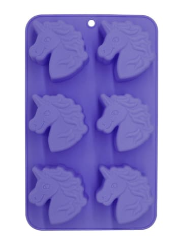Ard'time Silikon-Backform "Licorne" in Lila - (L)26 x (B)15,9 cm