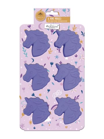 Ard'time Silikon-Backform "Licorne" in Lila - (L)26 x (B)15,9 cm