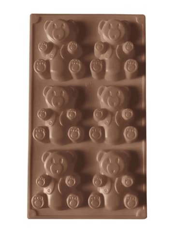 Ard'time Silikon-Backform "Ours" in Braun - (L)26 x (B)17 cm