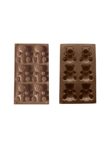 Ard'time Siliconen bakvorm "Ours" bruin - (B)26 x (B)17 cm