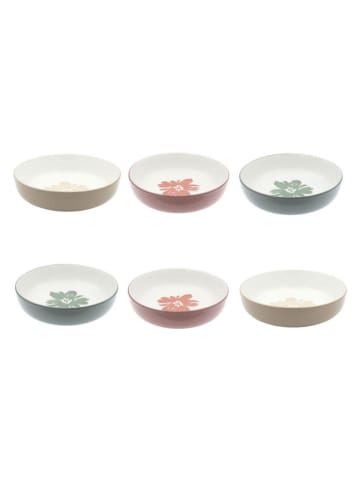 Ard'time 6er-Set: Suppenteller "Hanae" in Bunt - Ø 20 cm