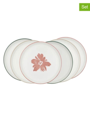 Ard'time 6er-Set: Dessertteller "Hanae" in Bunt - Ø 19,5 cm