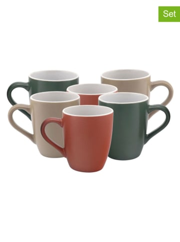 Ard'time Kubki (6 szt.) "Hanae" w różnych kolorach - wys. 10 x Ø 12 cm