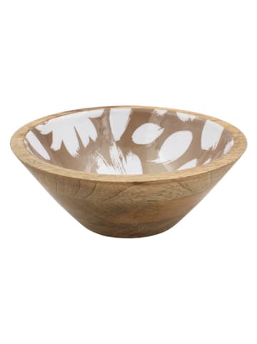 Ard'time 3-delige set: saladeservies "Hanae" lichtbruin/beige/wit