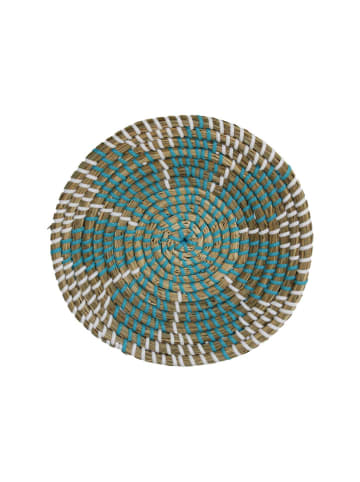 Ard'time Decoratief bord beige/blauw - Ø 20 cm