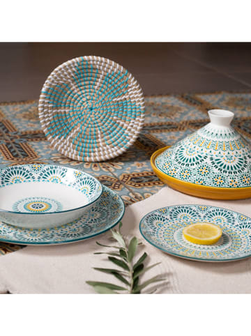 Ard'time Talerz dekoracyjny w kolorze beżowo-niebieskim - Ø 20 cm