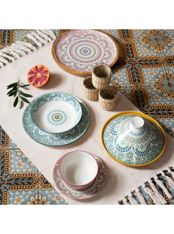 Ard'time Kosz "Mandala" w kolorze beżowo-zielonym - 31 cm