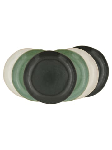Ard'time 18tlg. Kombiservice "Mila" in Grün/ Weiß