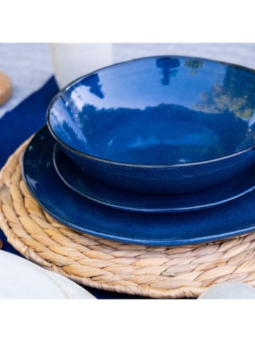 Ard'time Salatschüssel "Oia" in Blau - Ø 22 cm