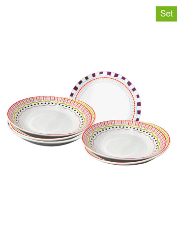Ard'time 6-delige set: soepborden "Relax Sunset" meerkleurig - Ø 20 cm