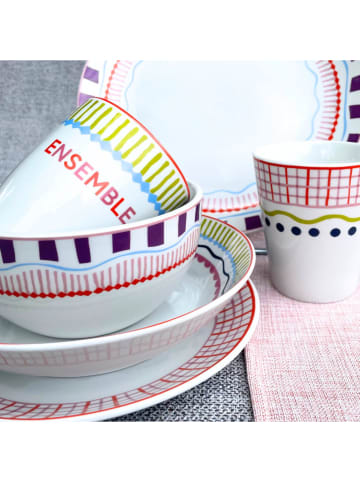 Ard'time 6-delige set: soepborden "Relax Sunset" meerkleurig - Ø 20 cm