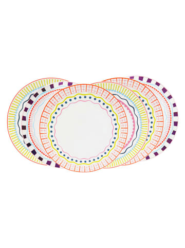 Ard'time 6er-Set: Speiseteller "Relax Sunset" in Bunt - Ø 27 cm