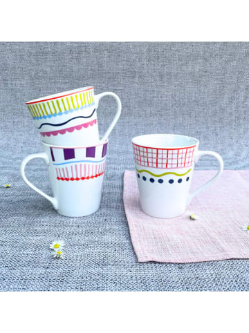 Ard'time 6-delige set: koppen "Relax Sunset" meerkleurig - 300 ml