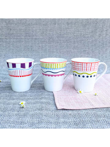 Ard'time 6er-Set: Tassen "Relax Sunset" in Bunt - 300 ml