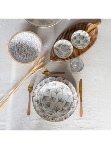 Ard'time Miski (6 szt.) "Sasebo" w kolorze szaro-zielono-żółtym - 350 ml