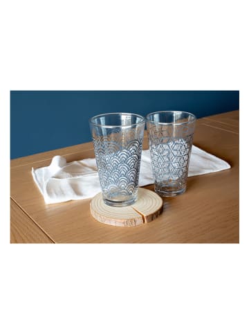 Ard'time Szklanki (6 szt.) "Slow" w kolorze szarym - 950 ml