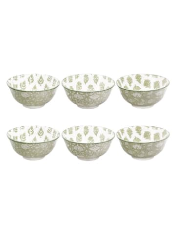 Ard'time 6er-Set: Schalen "Soliman" in Grün - Ø 15,5 cm