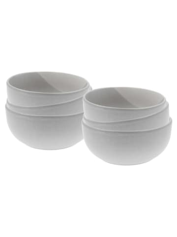 Ard'time Miski (6 szt.) "Terre De Sienne" w kolorze szaro-białym - Ø 14,2 cm