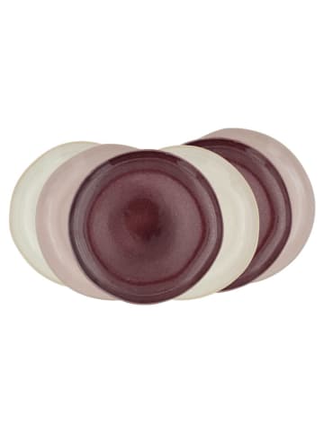 Ard'time 18tlg. Kombiservice "Terra" in Braun/ Rosa/ Creme