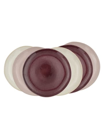 Ard'time 30tlg. Kombiservice "Terra" in Creme/ Rosa/ Lila