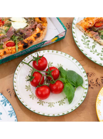 Ard'time 6-delige set: dessertborden "Trattoria" wit/meerkleurig - Ø 20,5 cm