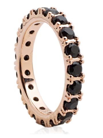 Pandora Rosévergulde ring met kristallen