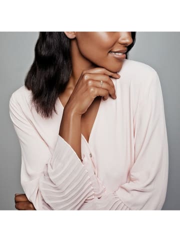 Pandora Pozłacany pierścionek z cyrkoniami