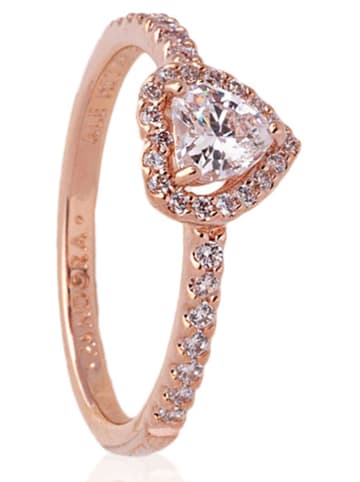 Pandora Rosévergulde ring met edelstenen
