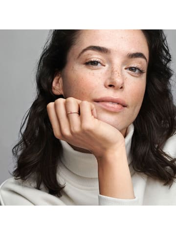 Pandora Rosévergold. Ring mit Edelstein