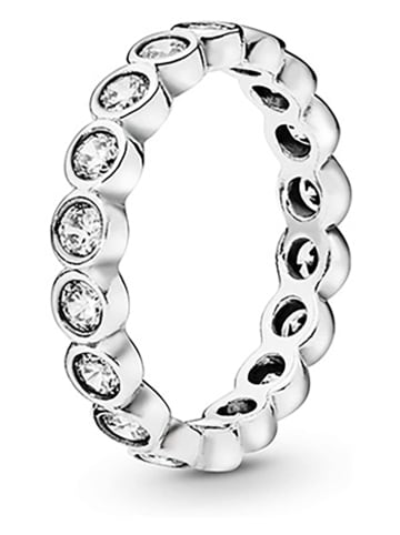 Pandora Silber-Ring mit Edelsteinen