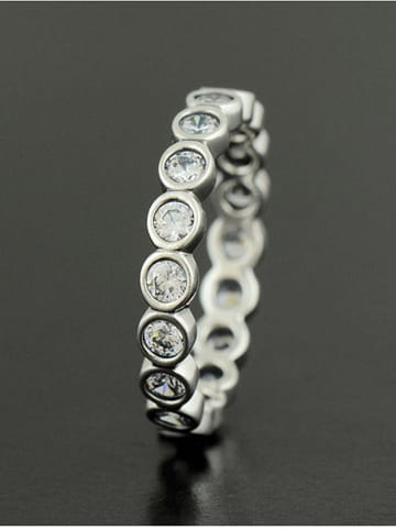 Pandora Zilveren ring met zirkonia's