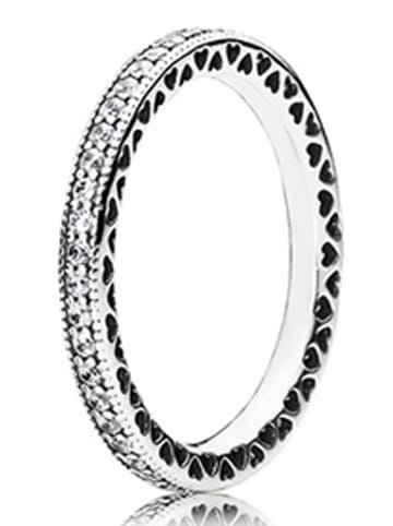 Pandora Zilveren ring met zirkonia