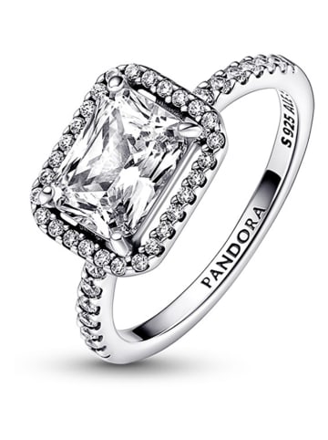 Pandora Zilveren ring met zirkonia
