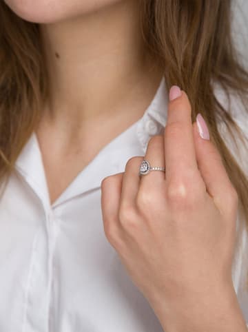 Pandora Zilveren ring met kristallen