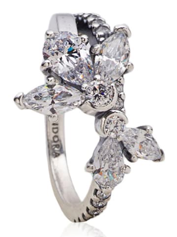 Pandora Zilveren ring met edelstenen