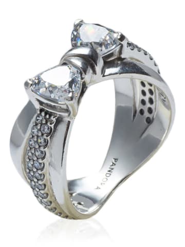 Pandora Zilveren ring met edelstenen